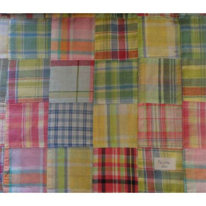 Best Selling Products turkish madras cotton patchwork fabric for dress garment shirt coat