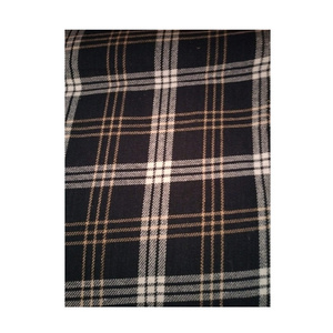 High Quality Factory Direct 160 gsm Custom Cotton Rayon Fabric Yarn Dyed Red Check Plaid Flannel Woven Fabrics For Clothing