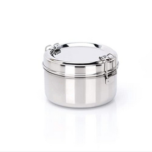 2024 Stainless Steel Tiffin Food Storage Not leaking Round 1 Tier Tiffin Lunch Box For Kids And Adults