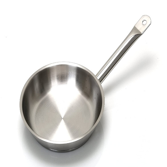 Wholesale customization kitchen cooking nonstick pots and pans stainless steel sauce pan cookware set Ready stock  COL