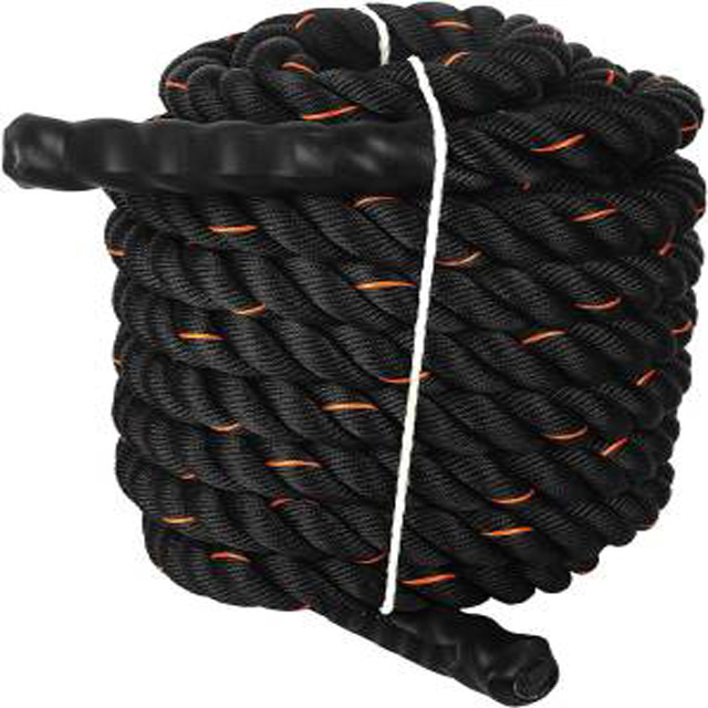 hollow double braided black polyester rope