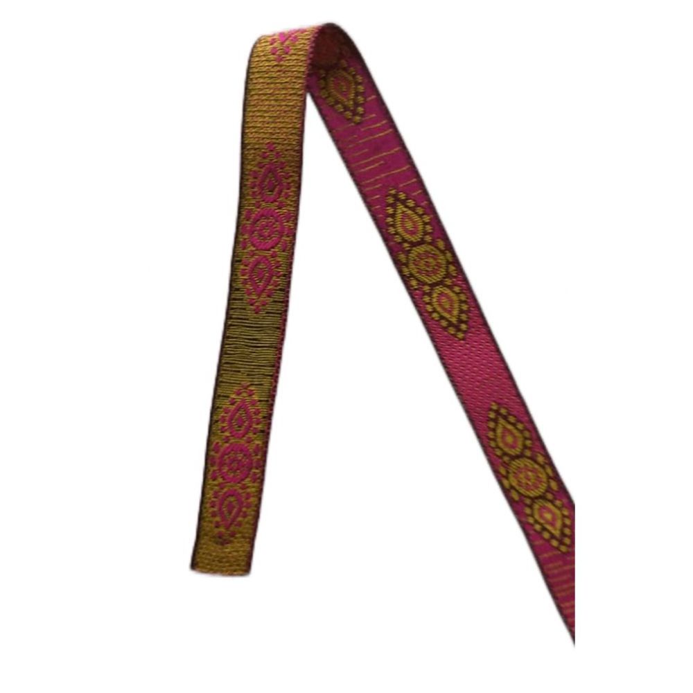 Best Selling Products Moq Colorful Ethnic Style Printed Jacquard Ribbon Clothing Accessories Nylon Polyester Ribbon