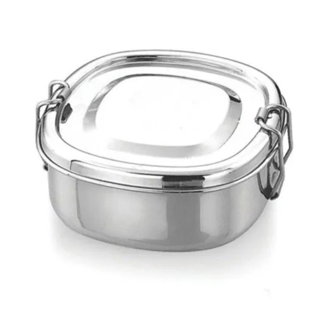 2024 Stainless Steel Tiffin Food Storage Container Not leaking Round 1 Tier Tiffin Lunch Box For Kids And Adults