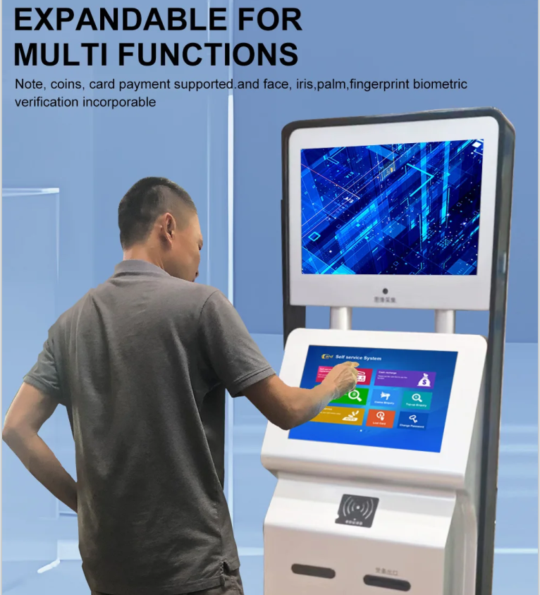 Office Building Visitor Access Management Card Issuing Kiosk Hotel Self SerVice Check In Card Card Dispenser Kiosk