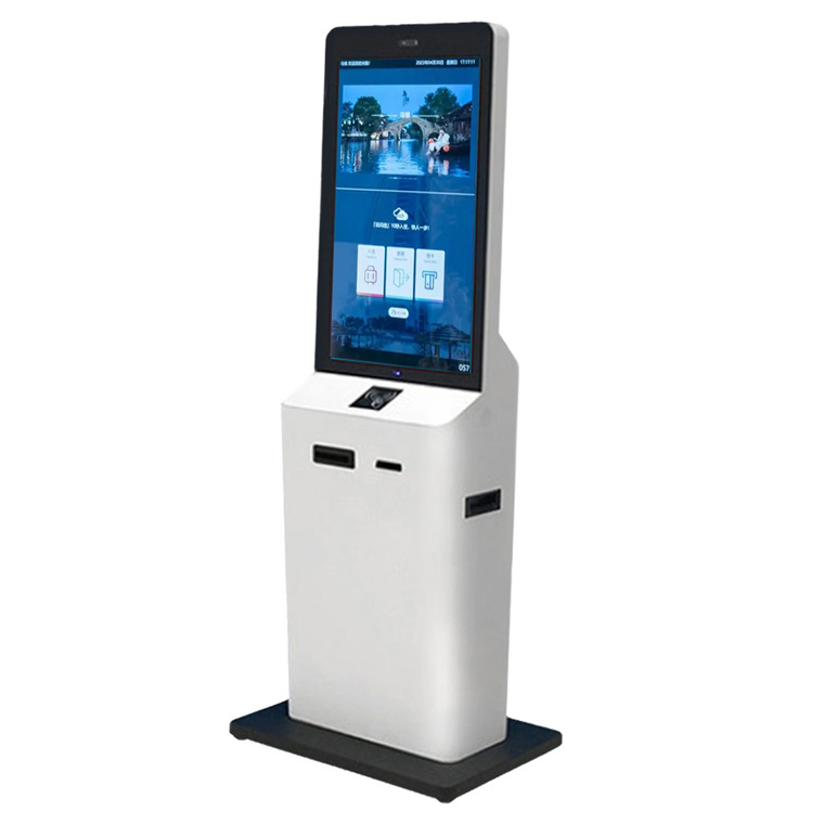 Room Card Issuing  Dispensing  Kiosk Machine Self Service Hotel Check In Card Dispenser Kiosk Machine