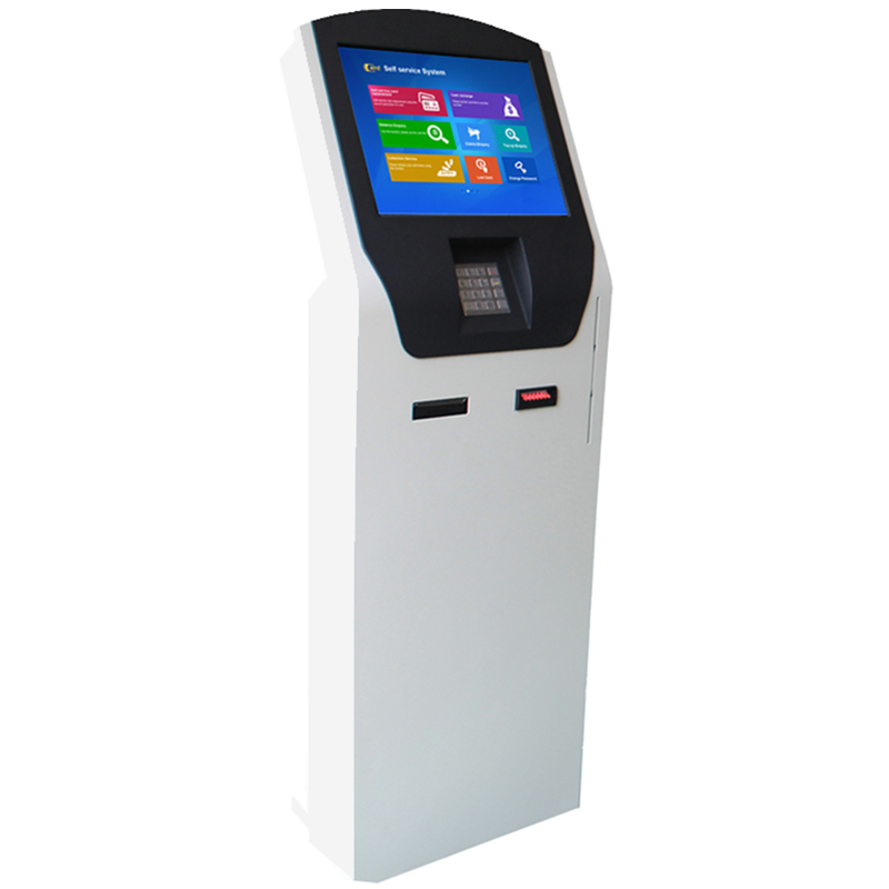 15.6 Inch Self Service Kiosk Machine 2D Payment Swipe Machine Parking Ticket Vending Machine