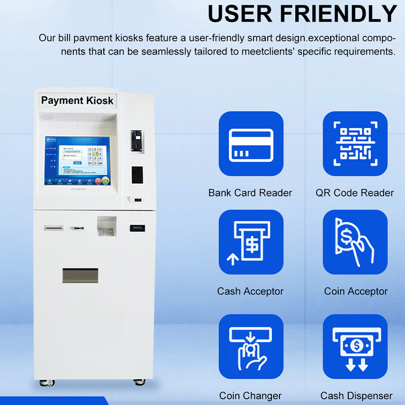 OEM/ODM service of self currency exchange kiosk terminal foreign currency exchanging ATM machine