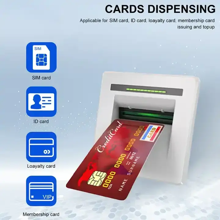 Room Card Issuing  Dispensing  Kiosk Machine Self Service Hotel Check In Card Dispenser Kiosk Machine