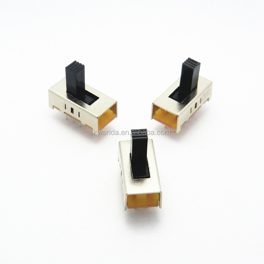 Mini Small 2p3t Right Angle Micro Electrical Vertical Mini Mini Right Angle Smd Slide Switch 2 Position