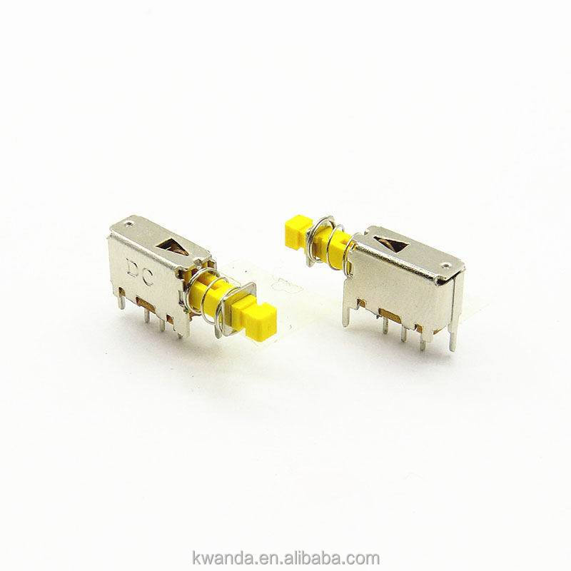 3 Pin 1P2T Push Switch 0.3A 50V DC 2 position perating force 300g LifeTest 10000 2.5 lock travel