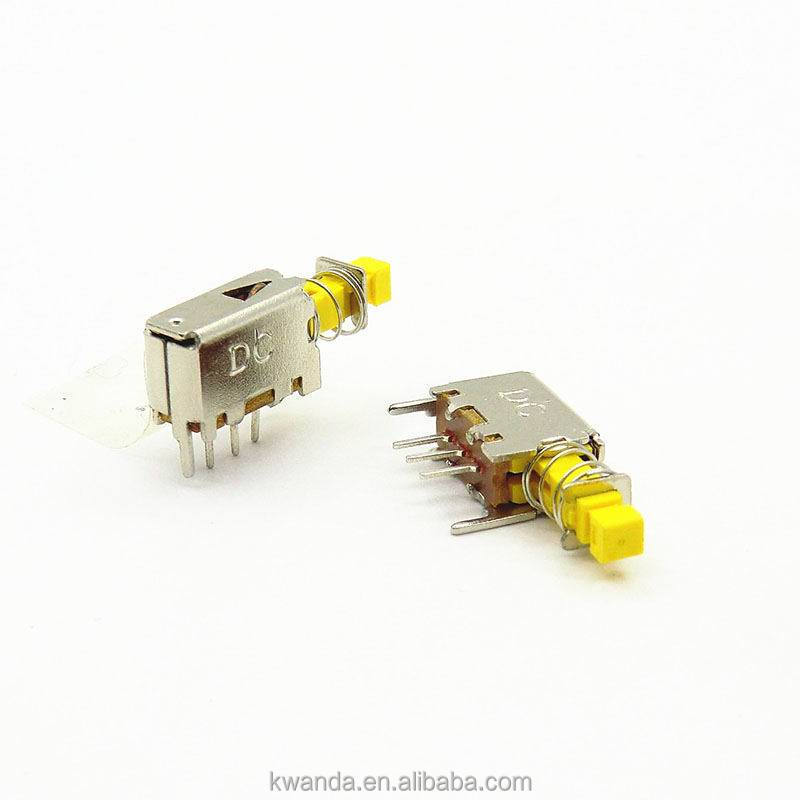 3 Pin 1P2T Push Switch 0.3A 50V DC 2 position perating force 300g LifeTest 10000 2.5 lock travel