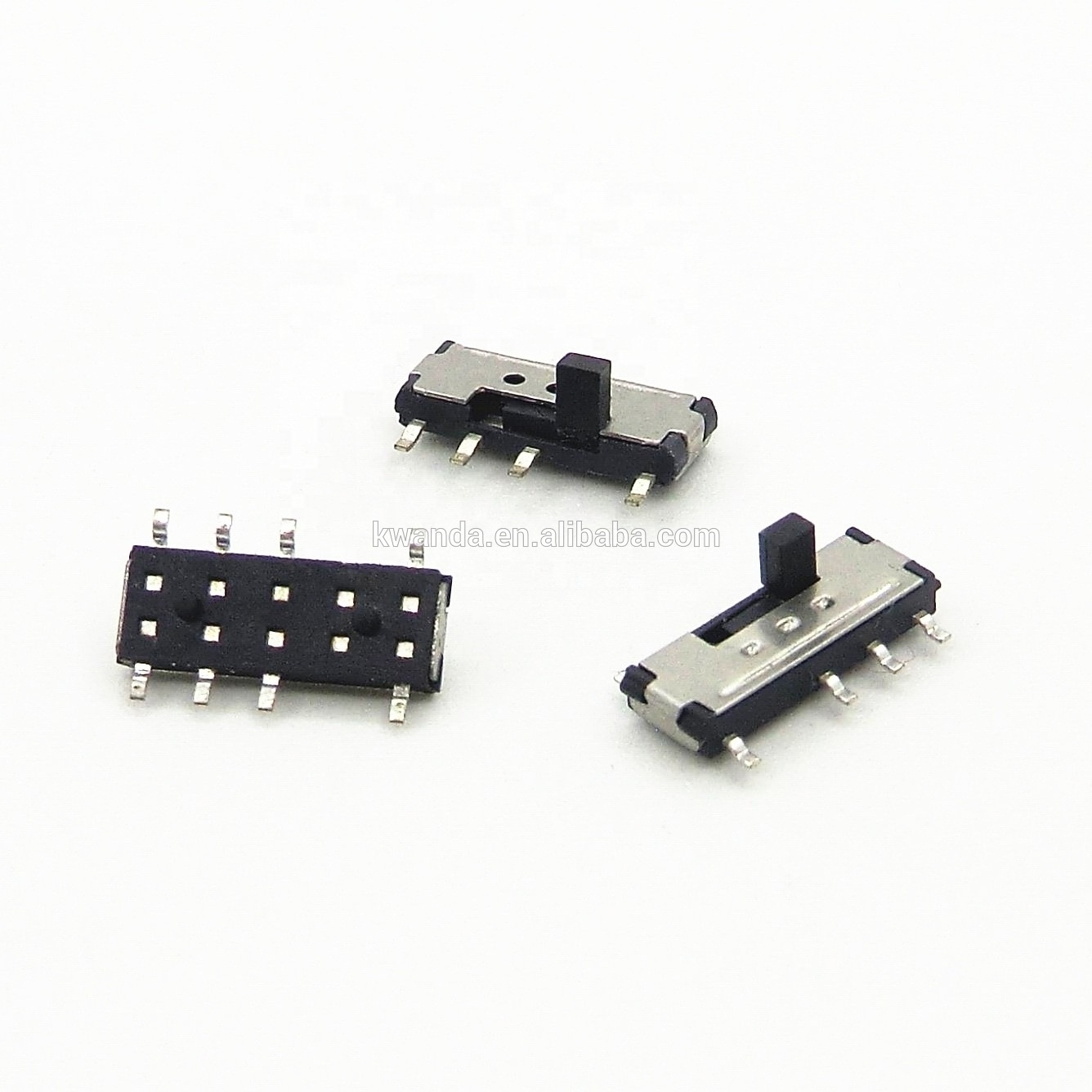 2p3t 3 Position 8 Pin Electronic Horizontal Toggle Momentary Smd Micro Mini Slide Switch