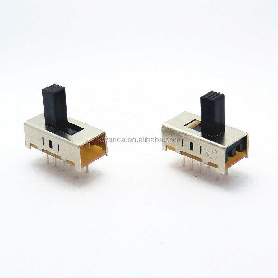 Mini Small 2p3t Right Angle Micro Electrical Vertical Mini Mini Right Angle Smd Slide Switch 2 Position