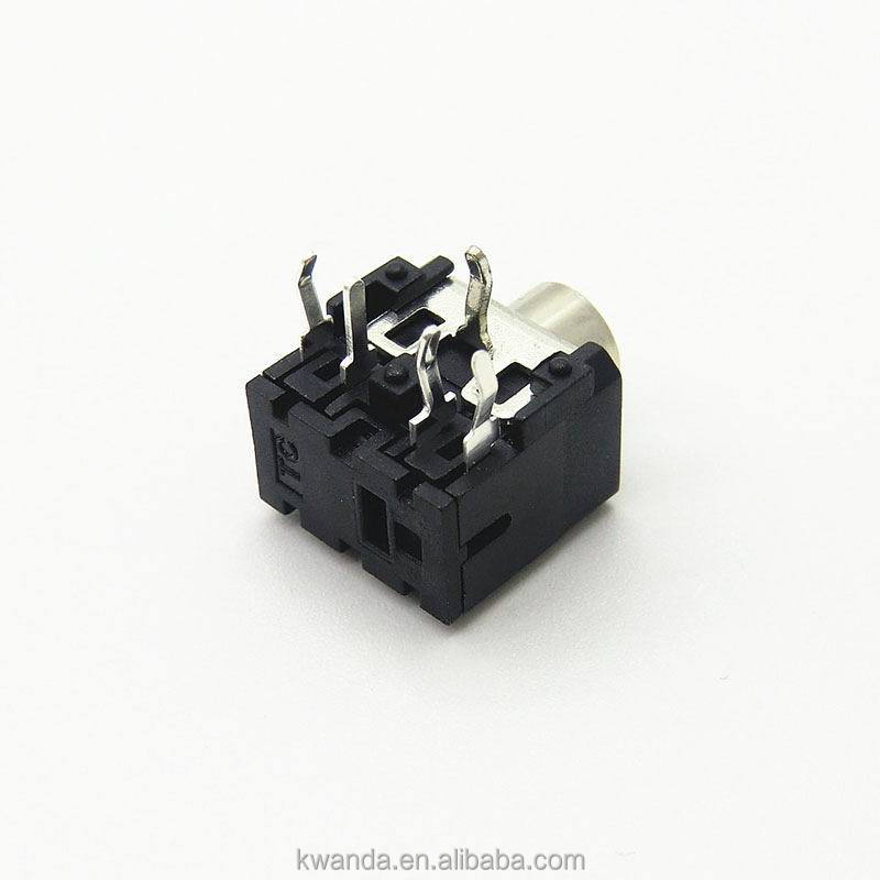 3.5mm Mate plug PBT Material 5 pin female pcb mount audio 3 pole Mate phone jack