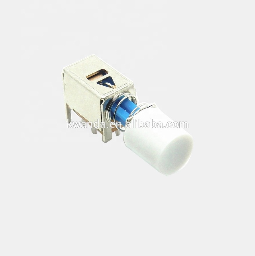 Mini 0.3A Mounting Hole Momentary Dpdt Mini Micro Mini Locking Push Button Switch