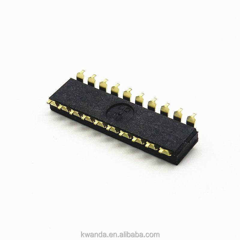 20 pin 10 position slide dip switch 2.54 pitch Au plated  0.7 knob 1~10 bit digital dip switch