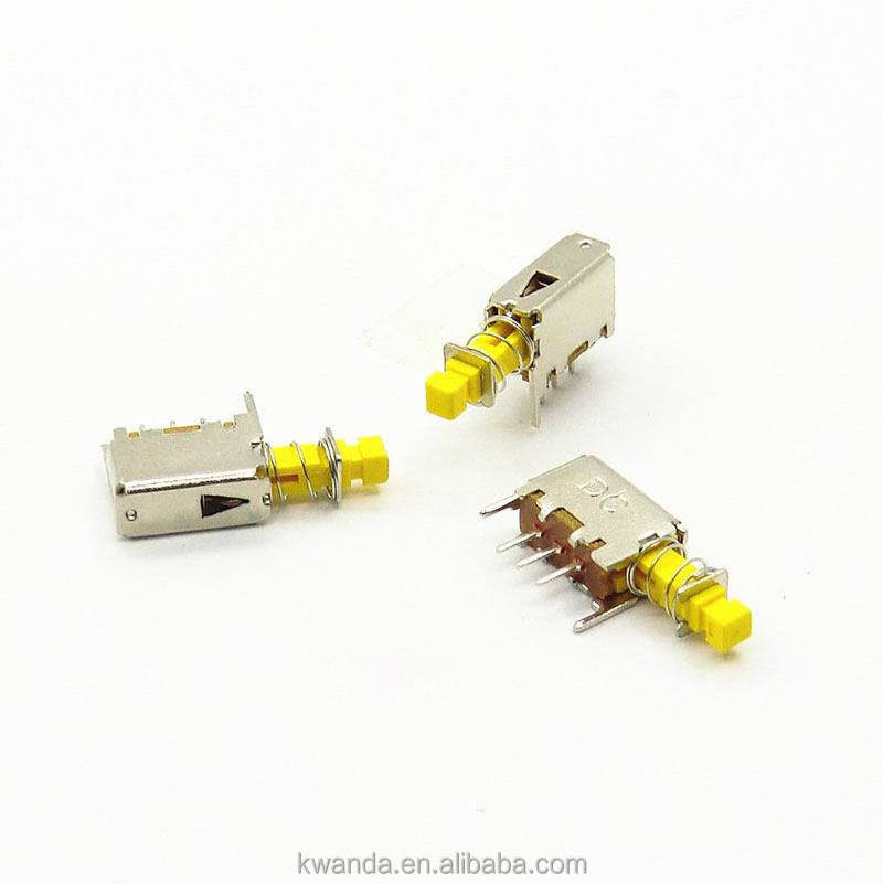 3 Pin 1P2T Push Switch 0.3A 50V DC 2 position perating force 300g LifeTest 10000 2.5 lock travel