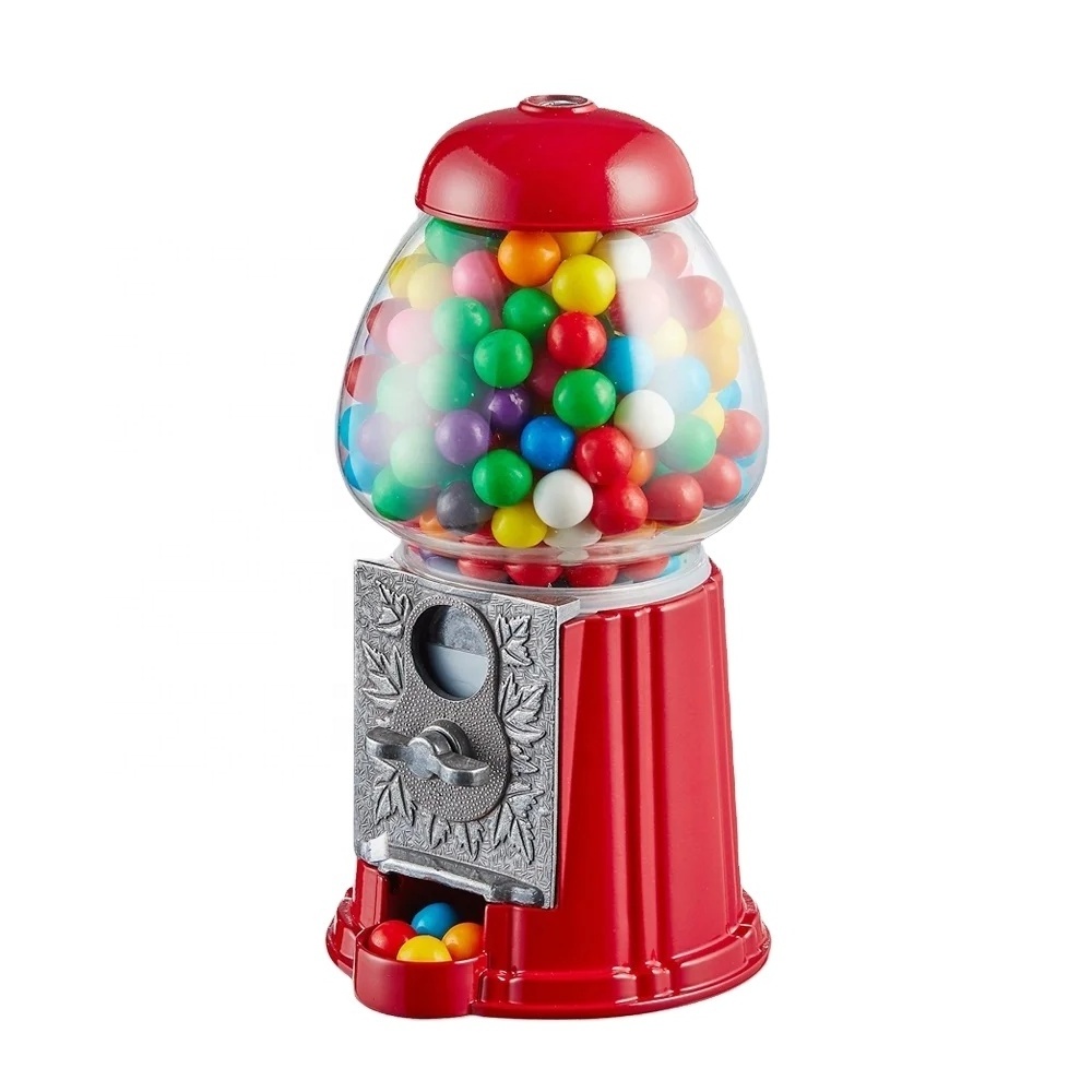 Kwang Hsieh 9 Inch Red Mini Candy Dispenser Gumball Machine For Sale