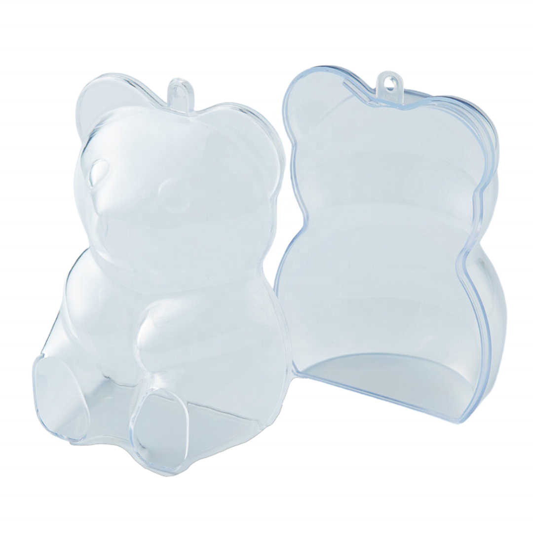 Kwang Hsieh Clear Bear Animal Shaped Plastic Containers