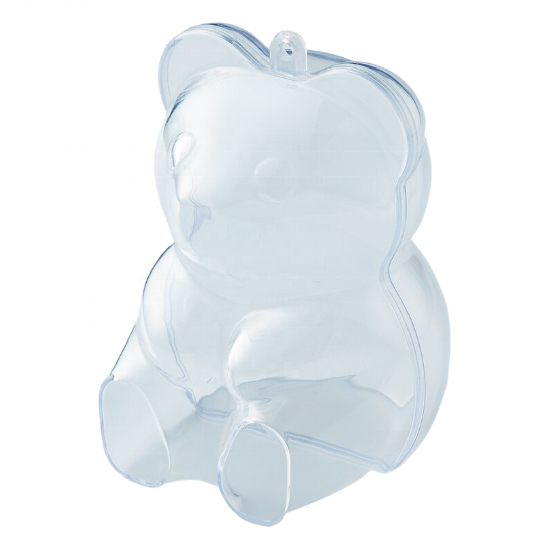 Kwang Hsieh Clear Bear Animal Shaped Plastic Containers