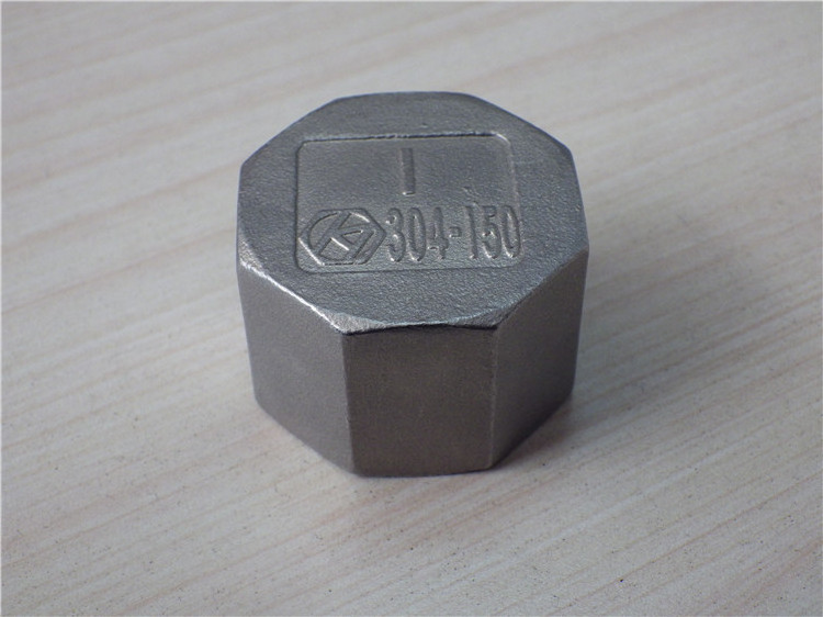 304 or 316 Stainless Steel Pipe Fittings Female Hexagon Cap