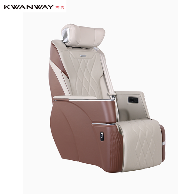 China Factory Custom Auto luxury car seat Nappa leather Air massage Electric Car Seats for business van middle seat