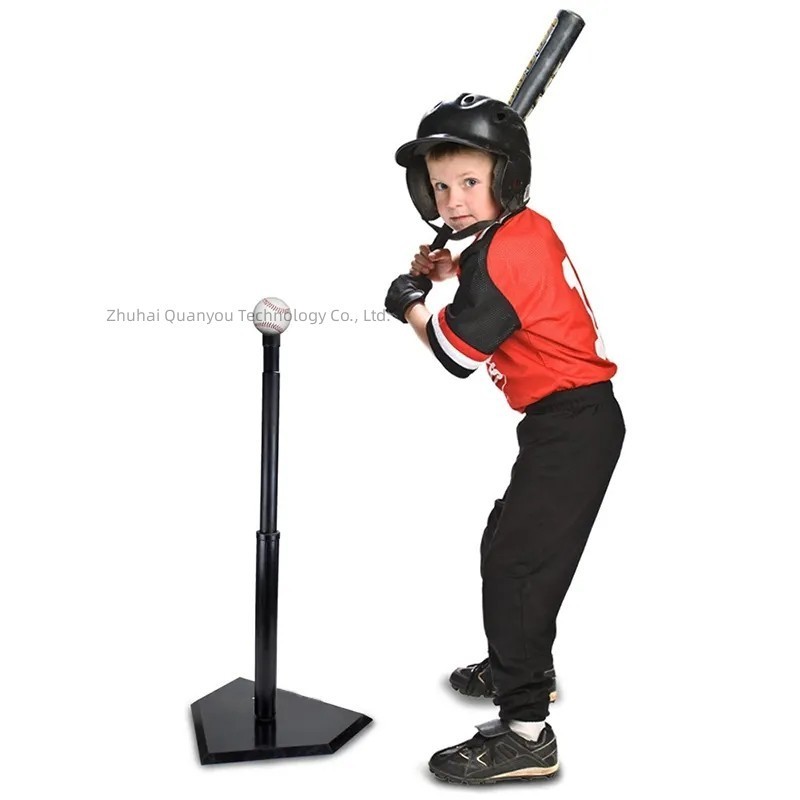 TY-1029G High quality rubber flexible Lightweight Sports UV resistance adjustable Batting Tee for Baseball or Softball