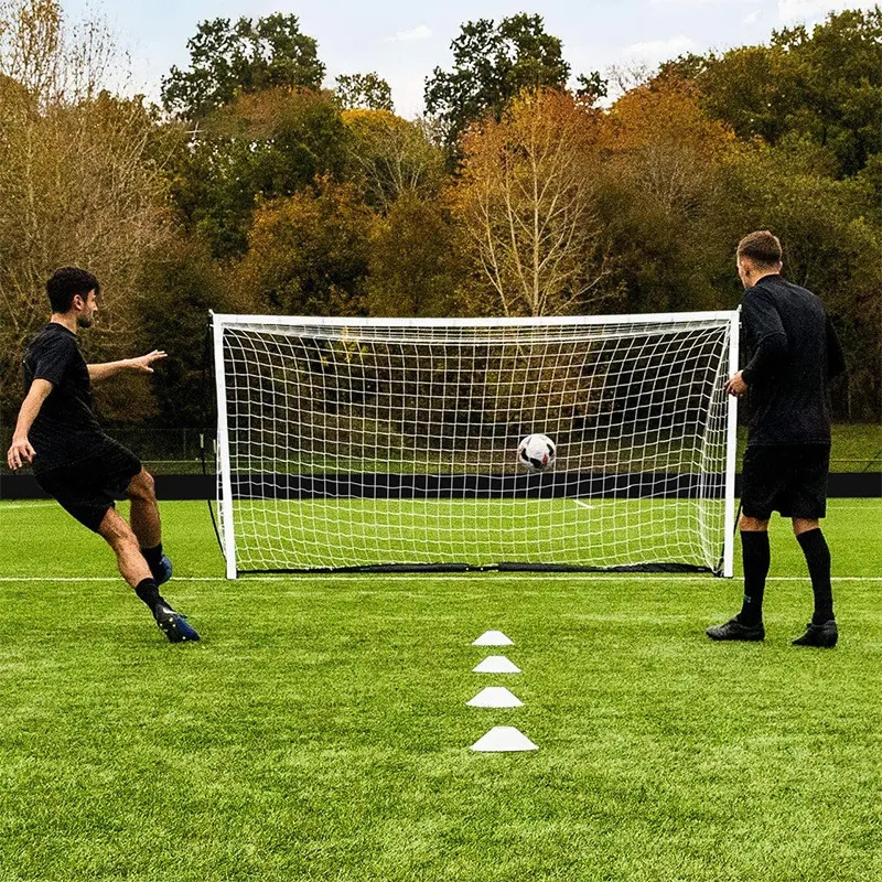 TY-1053A Portable Easy Installation Of Soccer Goal Fiber Iron Pipe Training Folding 7-a-Side And 11-a-Side Soccer Goal