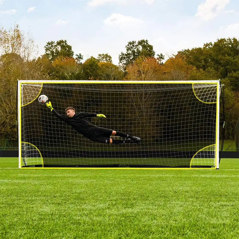 TY-1053A Portable Easy Installation Of Soccer Goal Fiber Iron Pipe Training Folding 7-a-Side And 11-a-Side Soccer Goal