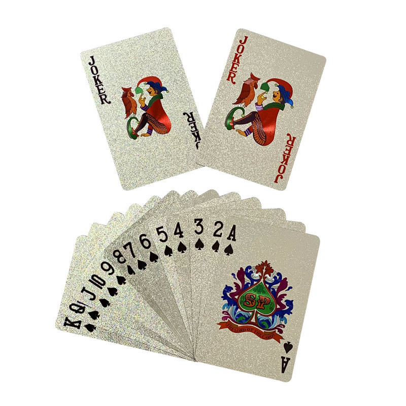 Gold/ silver plated playing cards, Customize Las Vegas playing cards