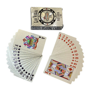 Gold/ silver plated playing cards, Customize Las Vegas playing cards