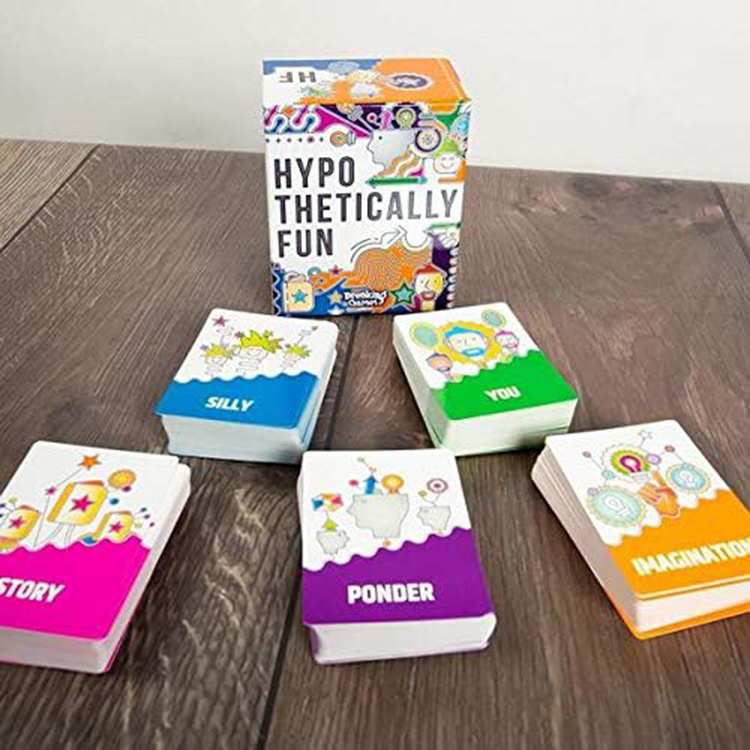 Custom Printing Playing Cards Flash Card Breaking Games Hypothetically Fun - an Icebreaker Card Game