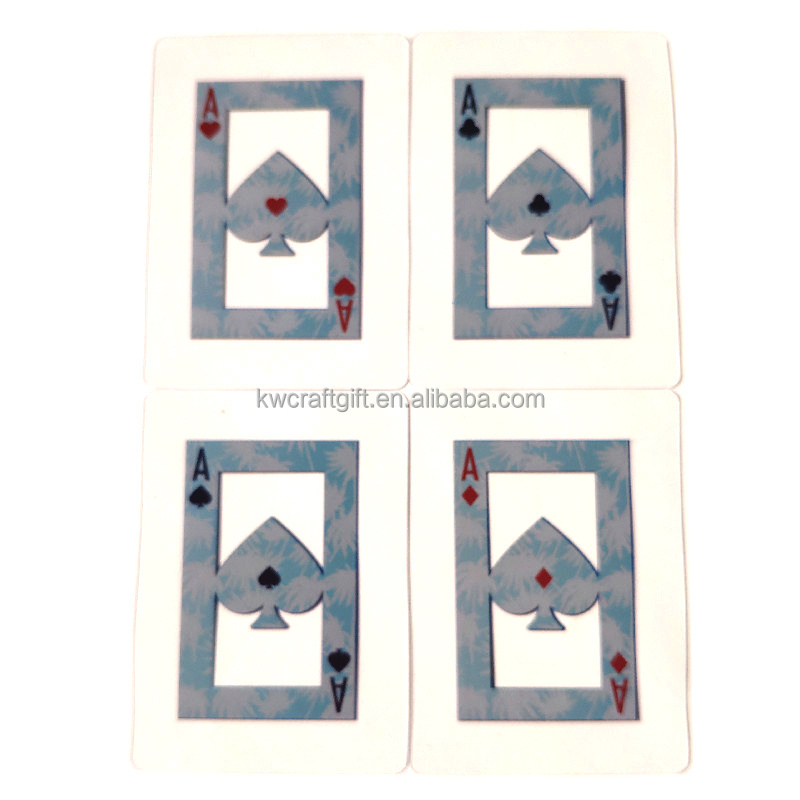 ADVENTURES WATERPROOF custom clear playing cards with transparent box PVC customize playing poker cards