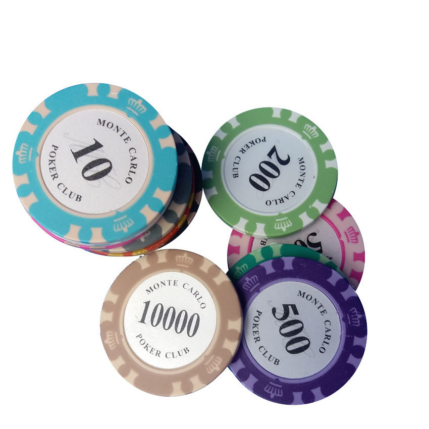 New Convenient Harmless Nontoxic Custom Printed Logo 10g Numbers Ceramic Poker Chips