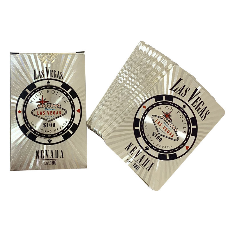 Gold/ silver plated playing cards, Customize Las Vegas playing cards