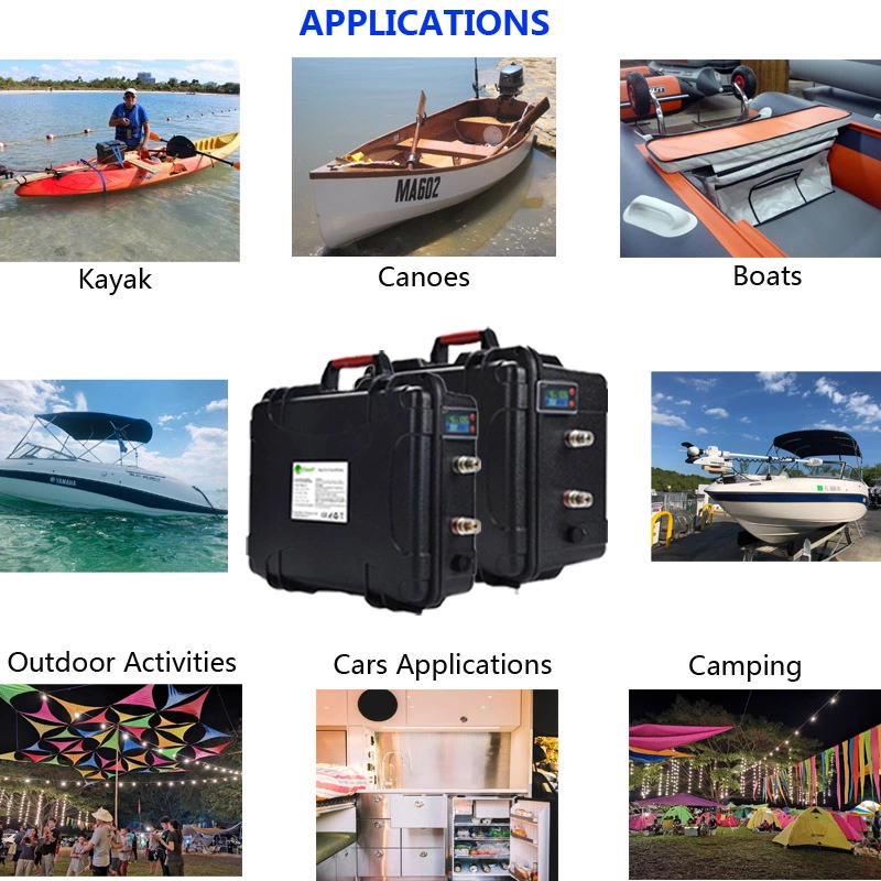 12 Volt Rv Trailer Yacht 24 Deep Cycle 24v Li-ion Lifepo4 Lithium Battery 12v 100ah Marine boat backup battery lithium 100ah