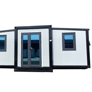 High Quality Chinese Design Prefab Foldable Portable Container Flat Roof Mobile House Office Apartment Sunrooms Glass Houses