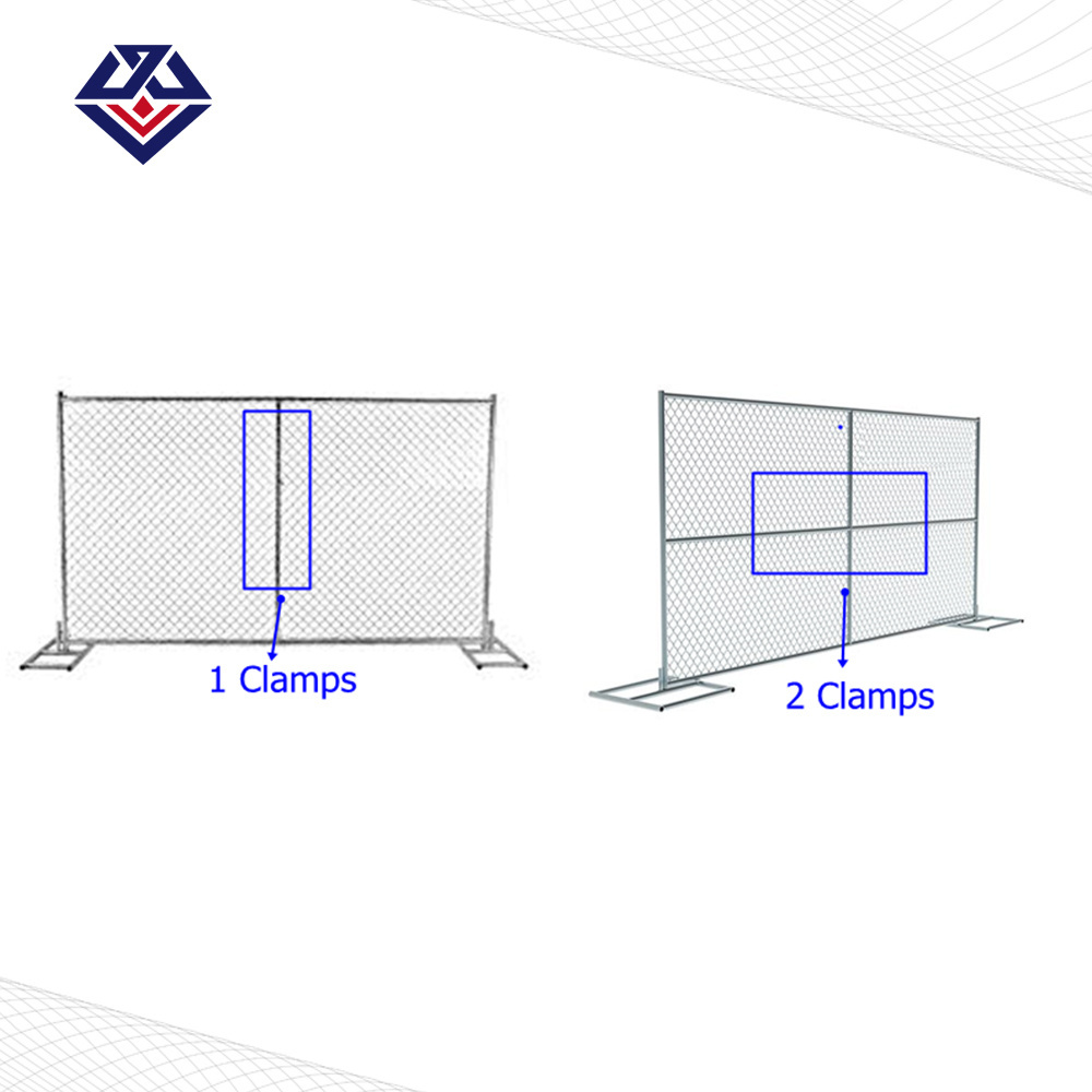 movable playground fence temporary metal fence with base 3ft