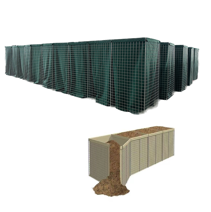 2x2x10 High Quality Wire Mesh Hesco Barriers Defensive Sand Wall Barrier for Sale