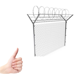 used chain link fence with post/ Factory Wholesale ISO & CE Hot Dipped Galvanized Chain Link Fence For Sale