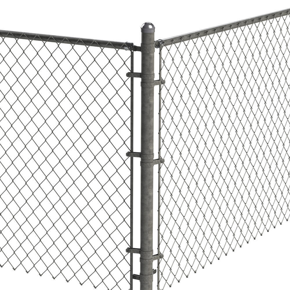 10 ft 9 Gauge PVC Coated Wire Chain Link Fence Hardware Powder Coated Metal Frame Security for Farms in Nigeria and Pakistan