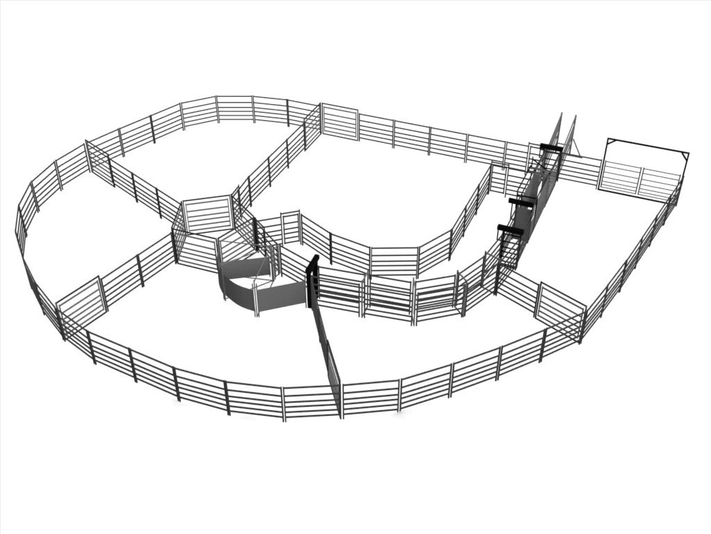 Circleworking pens for sheep goats panel cattle forcing yard (heavy duty) panels cattle pen