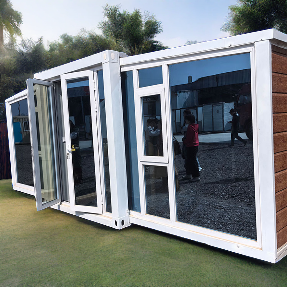 40ft Luxury Prefabricated Steel and Sandwich Panel House Expandable Container for Living Room from China Foldable Homes