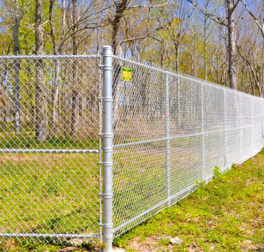 used chain link fence with post/ Factory Wholesale ISO & CE Hot Dipped Galvanized Chain Link Fence For Sale