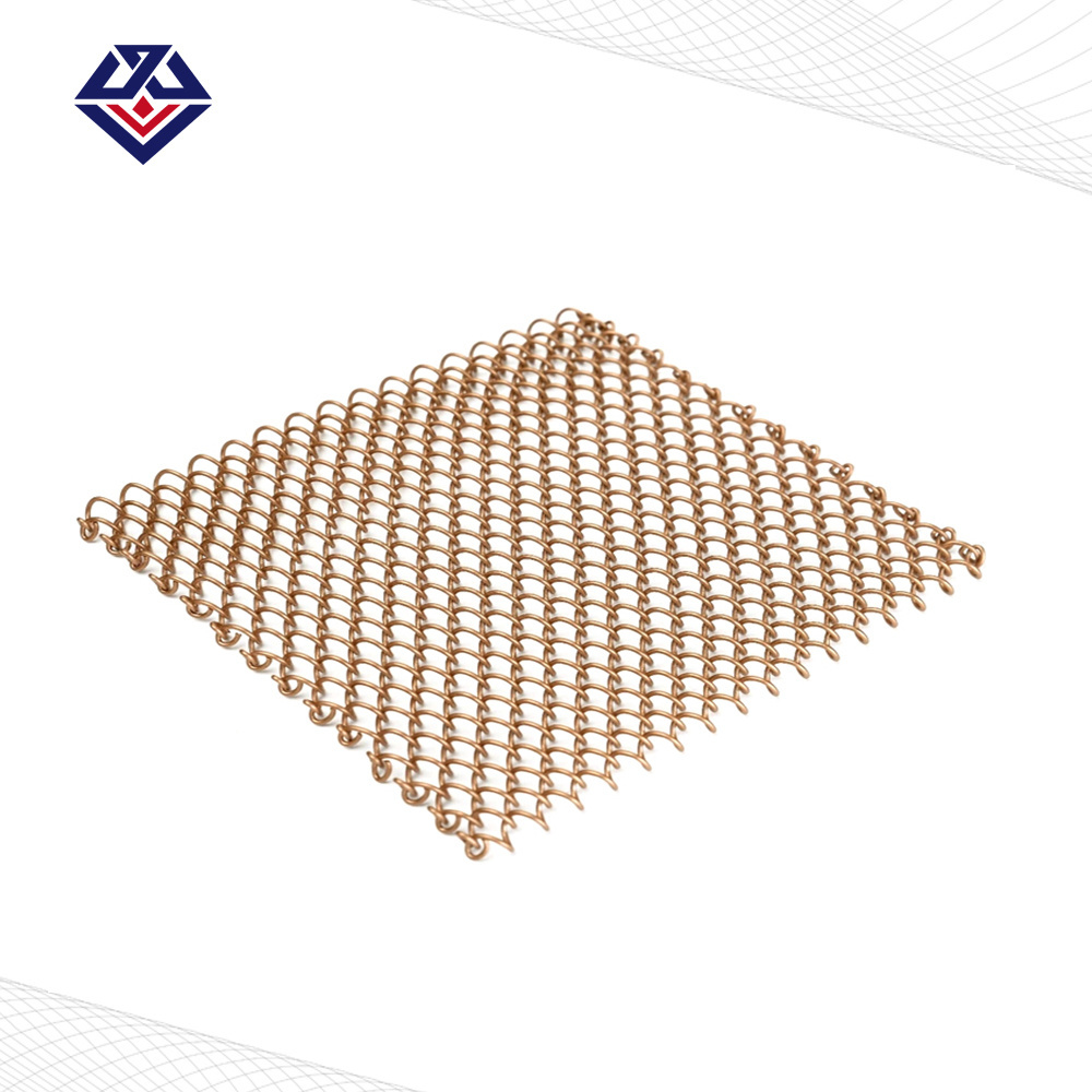 stainless steel brass decorative wire metal grille steel curtain ceiling mesh decore panels for cabinet doors