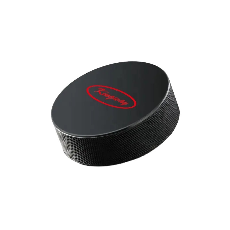 OEM Low Price Bulk Stock Rubber Hockey Pucks Low MOQ Logo custom Hockey Puck For Practice