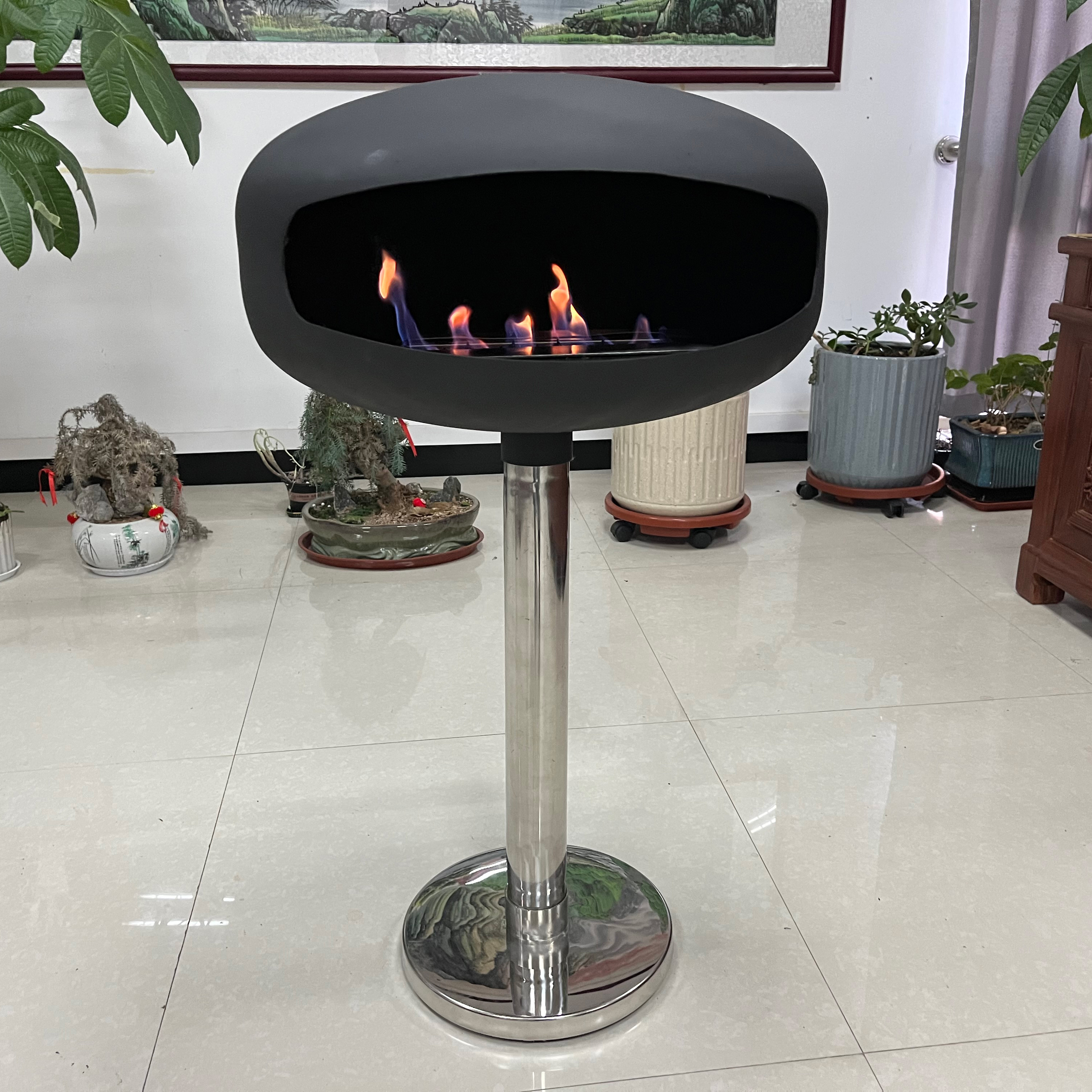 Indoor Freestanding Smokeless Ethanol Fire Pit Stove Ethanol Fireplaces Bioethanol Fireplace Burner