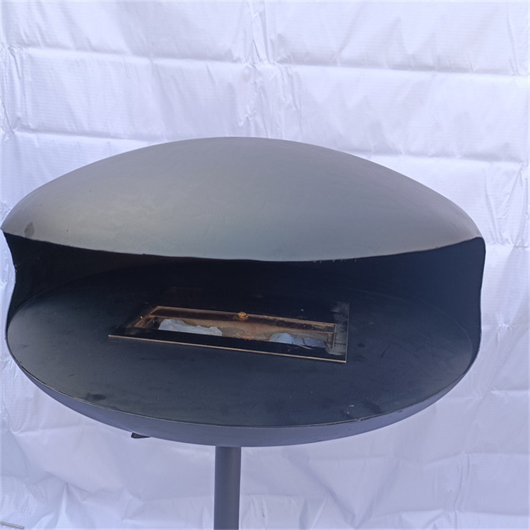 Freestanding Ethanol Fire Pit Modern Bioethanol Fireplace Indoor Heating Fireplaces Oval Decor