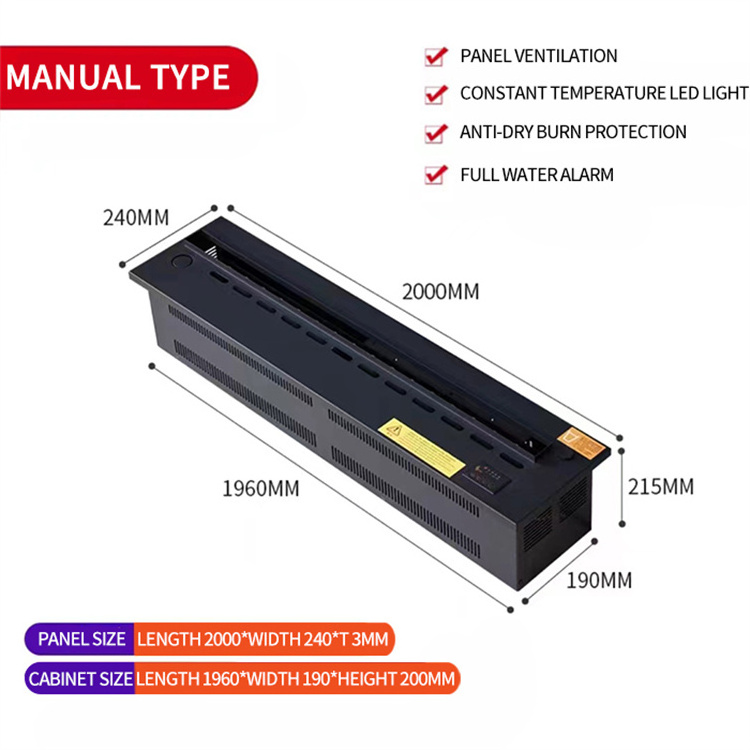 Modern Indoor TV Stand Embedded Electric Fireplace 3D Atomization Water Vapor Mist Electric Fireplaces