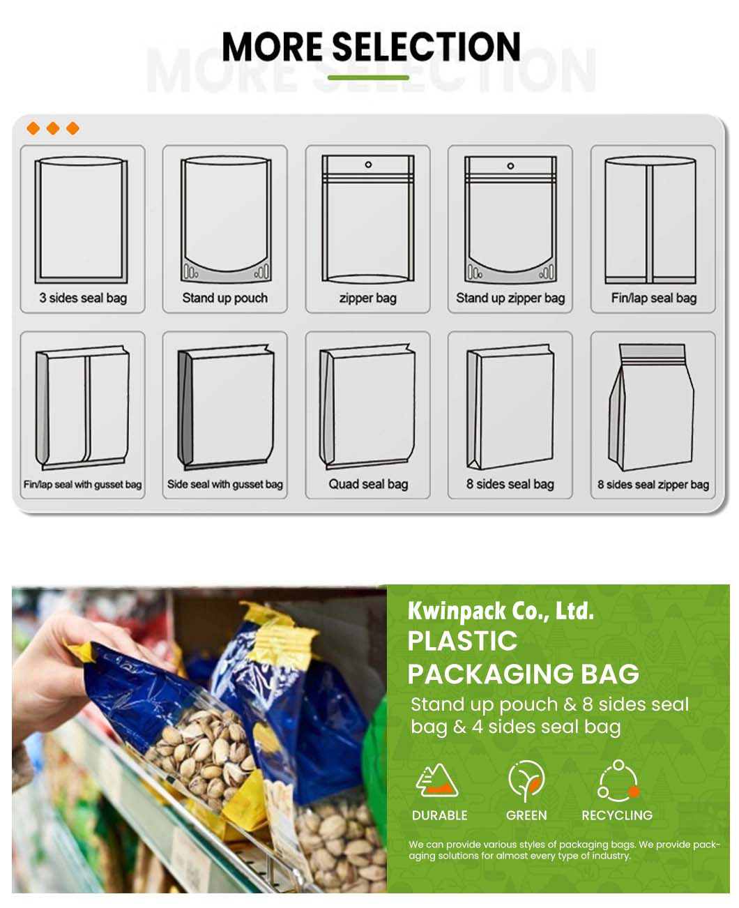 Plastic Doypack Food Packaging printing Bag Sea Food Frozen Seafood Plastic Bag Vacuum Ziplock Bags package for freezing fish